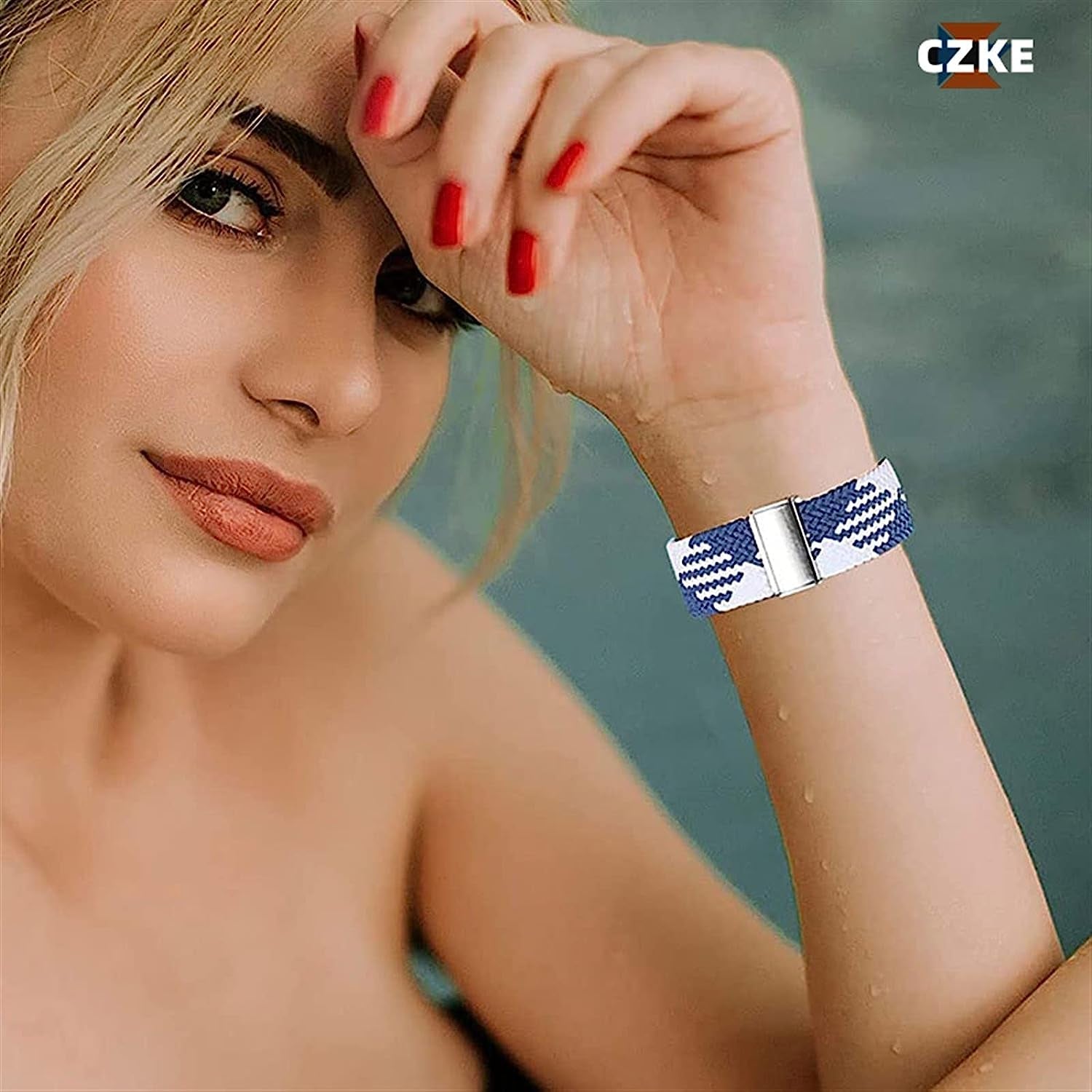 GQMYOK Braided Nylon Watchbands for Garmin Quickfit Watch Band 22Mm  GQMYOK   