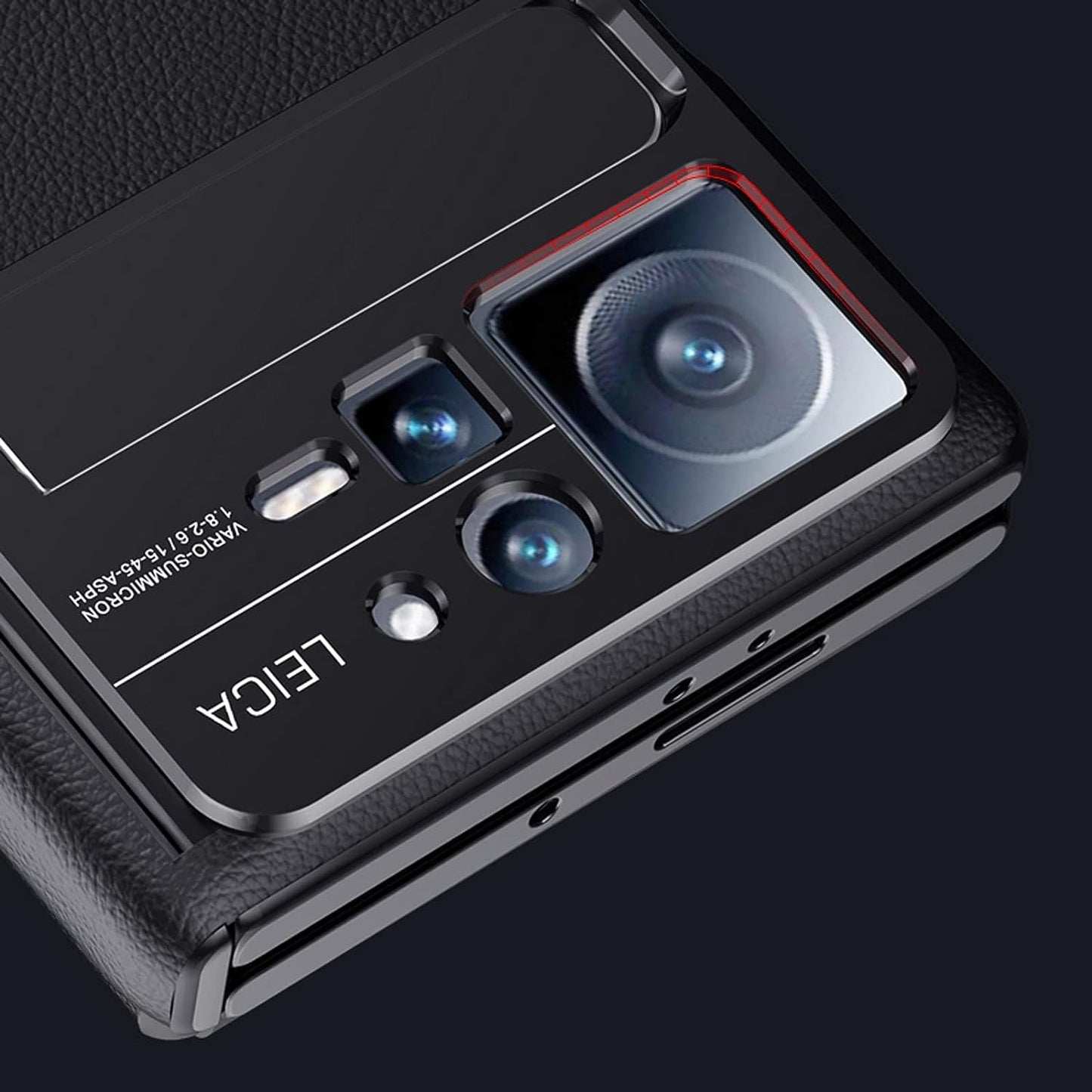 YAGELANG Case for Xiaomi Mix Fold 2, Hinge Protection Premium Real Leather Case with Magnetic Kickstand Screen Protector Camera Protection All-Inclusive PC Shockproof Case,Gold  YAGELANG   