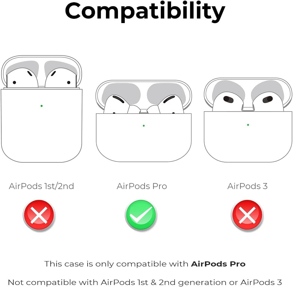 YONOCOSTA Cute Airpods Pro Case, Black Whisker Cat Kitty Funny 3D Cartoon Animals Full Protection Shockproof Soft Silicone Charging Case Cover Skin with Carabiner for Kids Girls Women Children  YONOCOSTA   