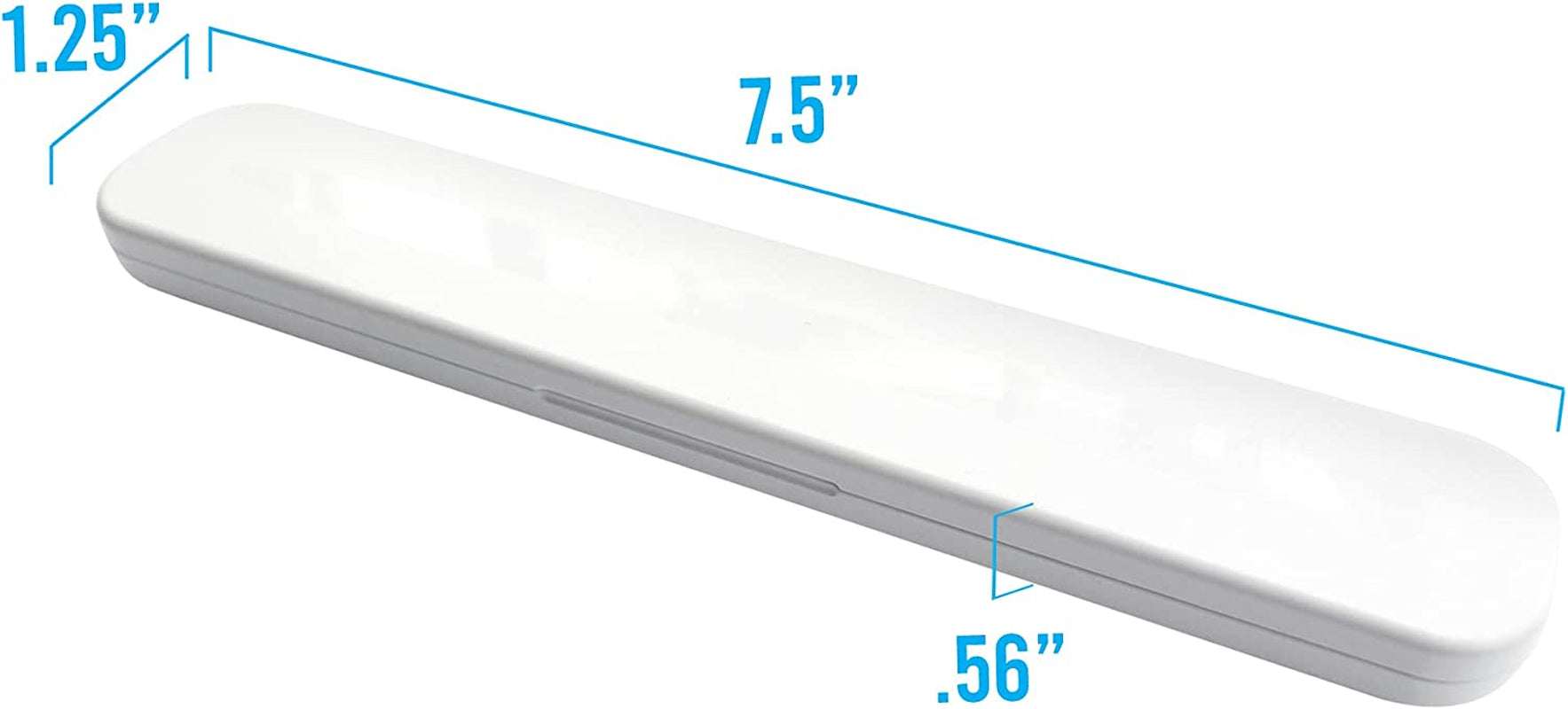 Techmatte Portable Electronic Device Cover, Compatible with Apple Pencil 1St and 2Nd Generation and Accessories-White with Blue Inner Liner, Case  TechMatte   