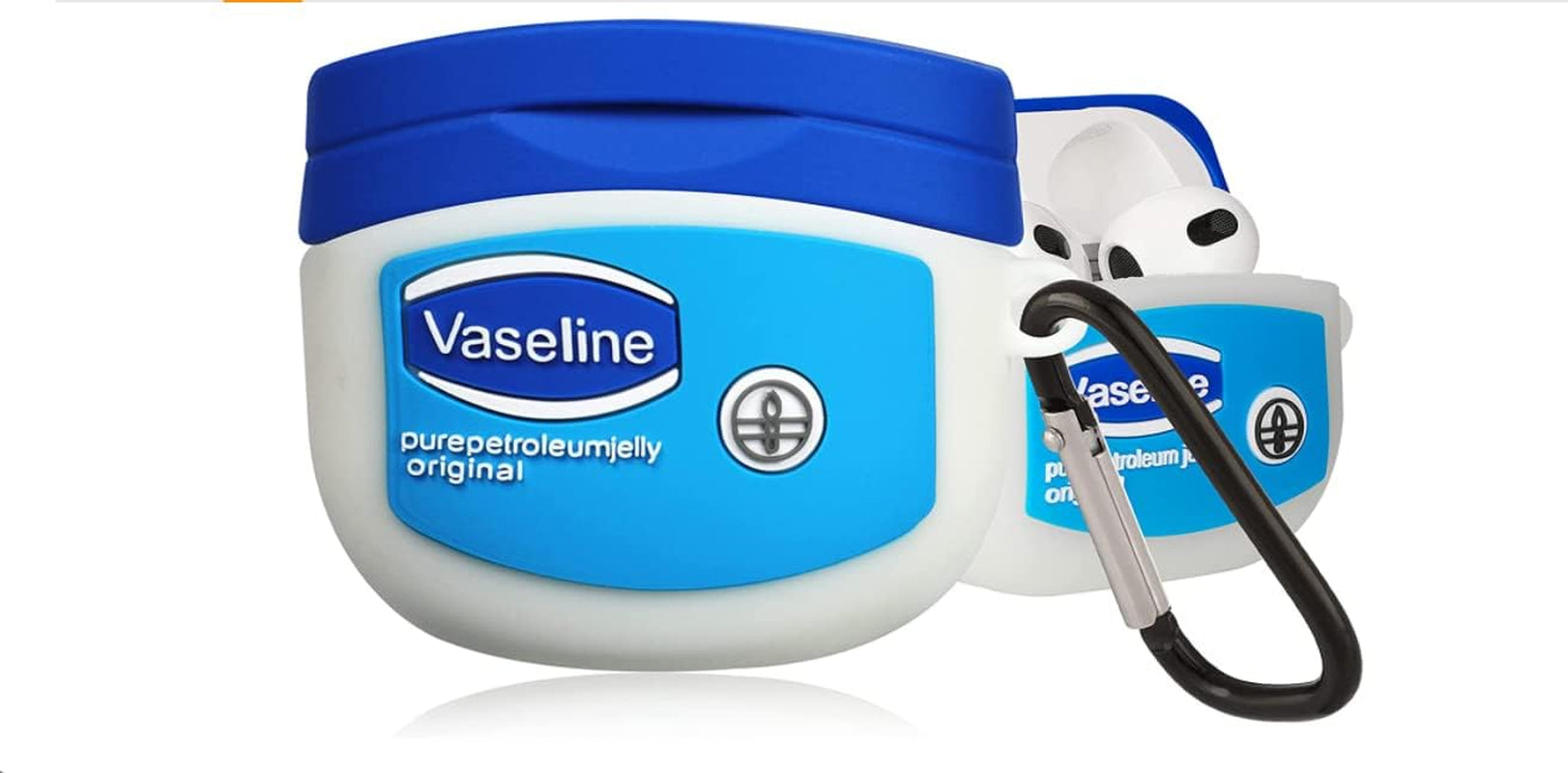 Silicone Airpod Cases | Generation 1&2 | Compatible with Airpods 1&2 Only | Comes with a Unique Keychain | Wireless Charging Case | Best Gifts for Your Loved Ones | Cool Product (Black Phone)  ZHAWK Vaseline  