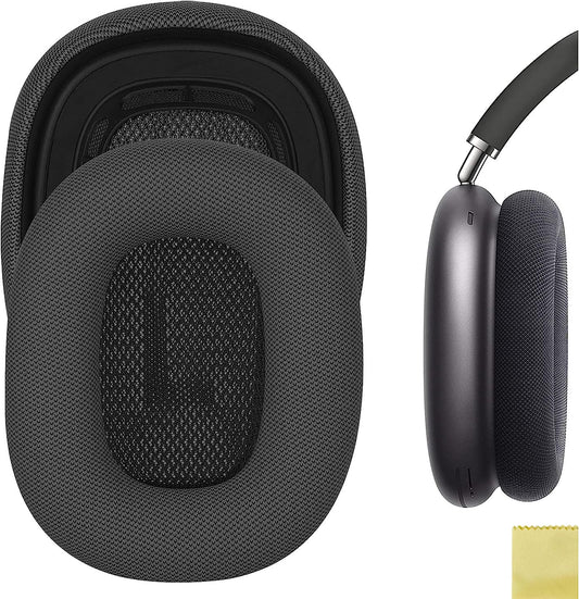 Geekria Quickfit Replacement Ear Pads for Airpod MAX Headphones Earpads, Headset Ear Cushion Repair Parts (Black)  GEEKRIA   