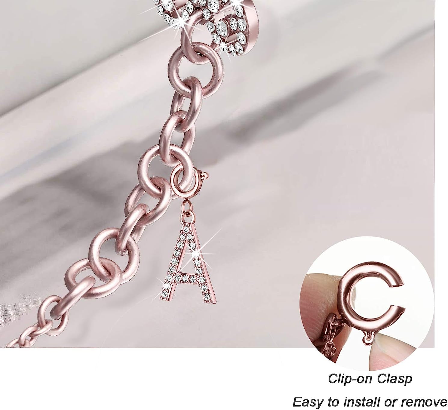 Secbolt Bling Bands Compatible with Apple Watch Bands 38Mm 40Mm 41Mm 42Mm 44Mm 45Mm Iwatch Series 8/7/6/5/4/3/2/1/SE, Women'S Interchangeable Charms Adjustable Bracelet  Secbolt   