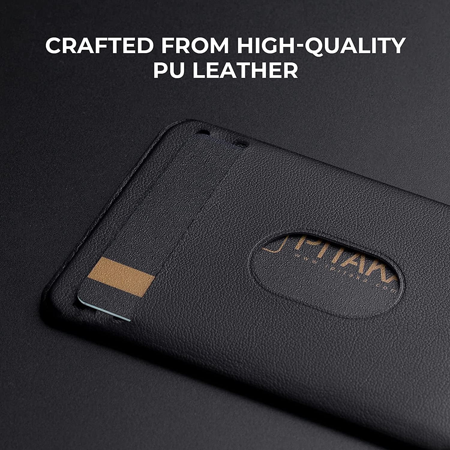PITAKA Phone Card Holder [Magez Card Sleeve 3.0] Stick on Wallet for Credit or Business Cards, Compatible with Magsafe, Magez Case for Iphone 14/13/12 and Galaxy S23/S22 - PU Leather, Black  pitaka   