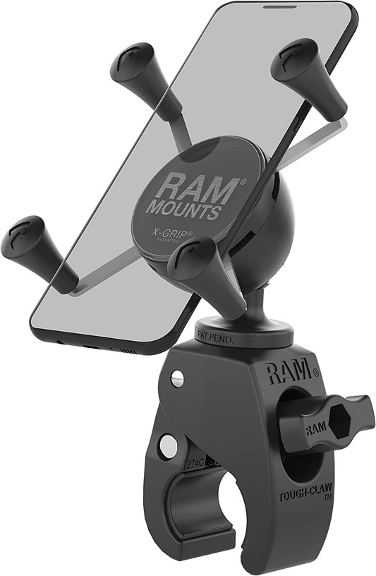 RAM Mounts X-Grip Phone Mount with RAM Snap-Link Tough-Claw RAM-HOL-UN7-400U for Motorcycle, ATV/UTV, Bike  RAM MOUNTING   