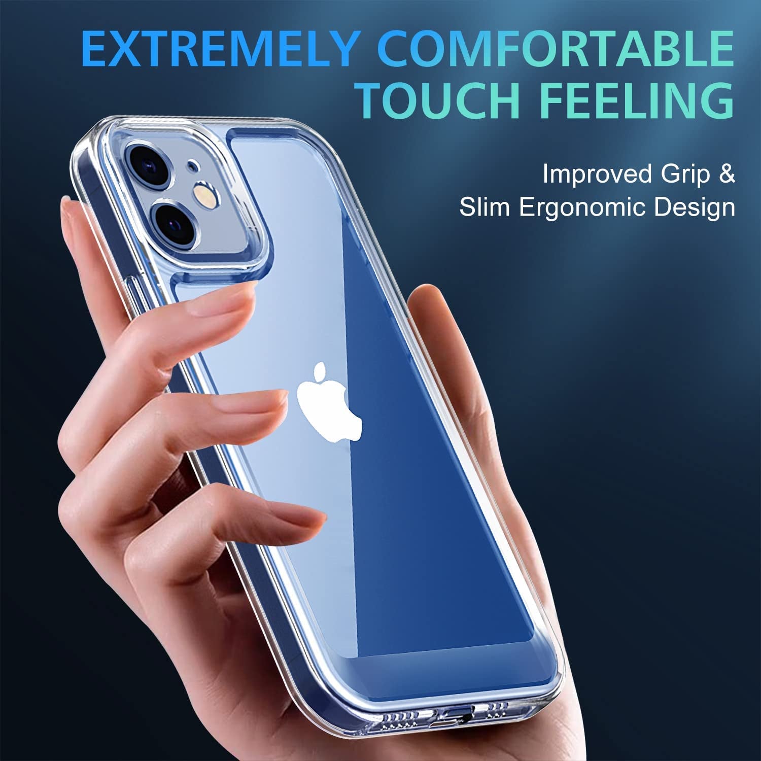 WISMURHI Crystal Clear Case for Iphone 12, [Never Yellow], [Camera Protection], [Magsafe Adaptation], Soft Slim Silicone Phone Cover Case, Shockproof Iphone 12 Case Protective Transparent, 6.1''  WISMURHI   