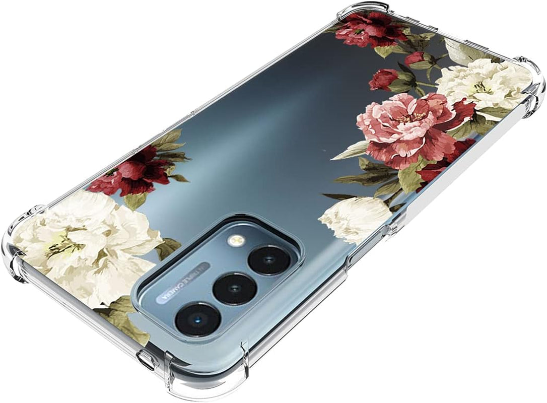 Zoeirc Case for Oneplus Nord N200 5G Case, Oneplus N200 5G Clear Case for Girls Women, Soft TPU Shockproof Protective Transparent Case Cover for Oneplus Nord N200 5G (Blossom Flower)  Zoeirc   