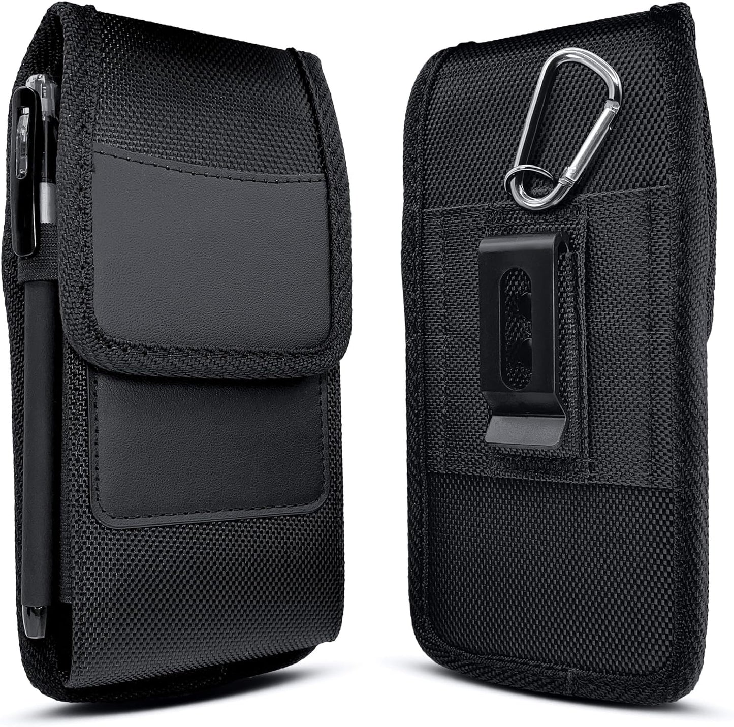 Meilib Holster for Galaxy S23 Ultra, S22 Ultra, S21 Ultra, S20 Ultra, Note 20 Ultra Cell Phone Belt Holder Case with Belt Clip, ID Card Storage Carrying Pouch Cover (Fits Samsung Phones with Cases On)  Meilib   