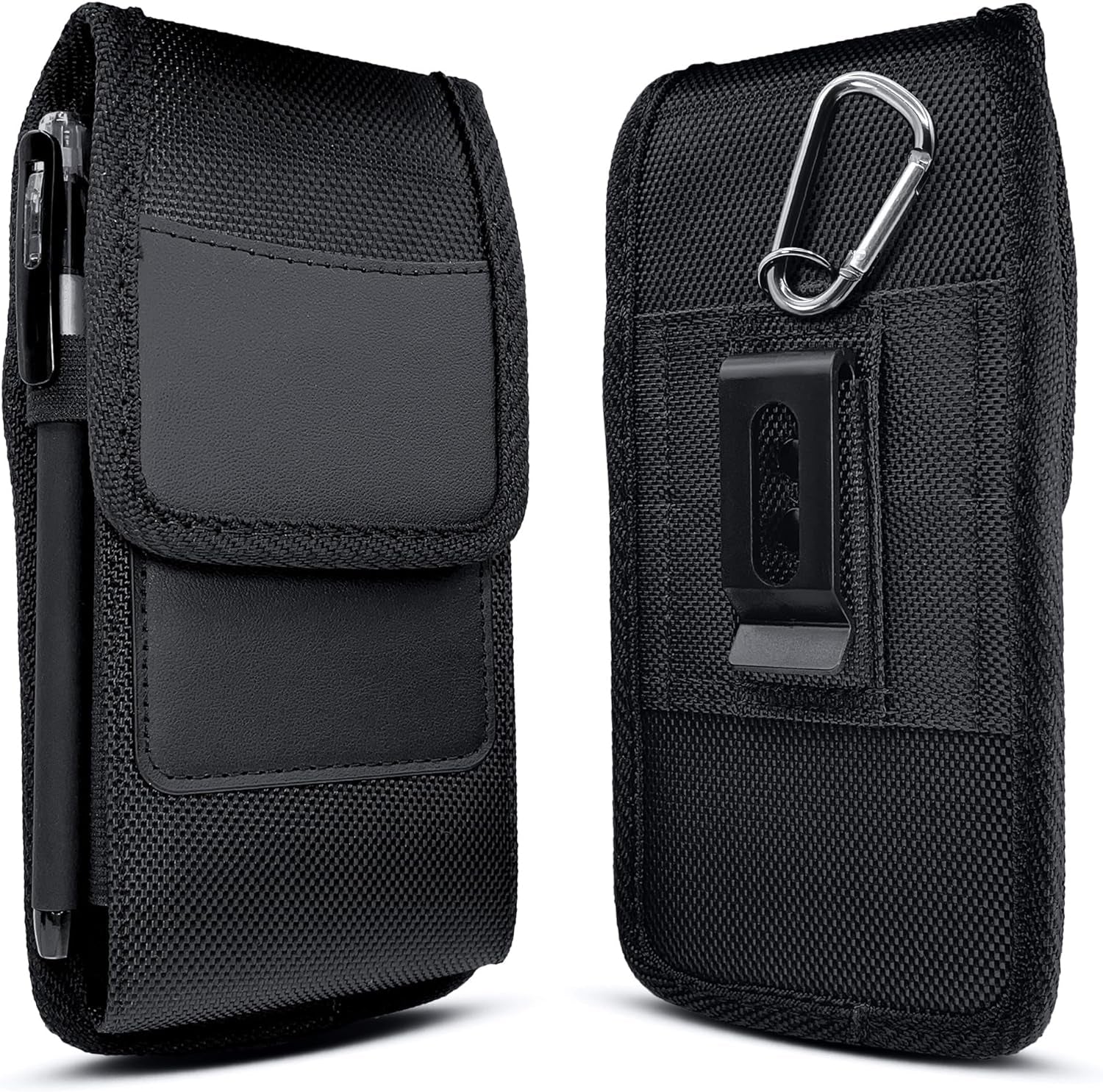 Meilib Holster for Galaxy S23 Ultra, S22 Ultra, S21 Ultra, S20 Ultra, Note 20 Ultra Cell Phone Belt Holder Case with Belt Clip, ID Card Storage Carrying Pouch Cover (Fits Samsung Phones with Cases On)  Meilib   