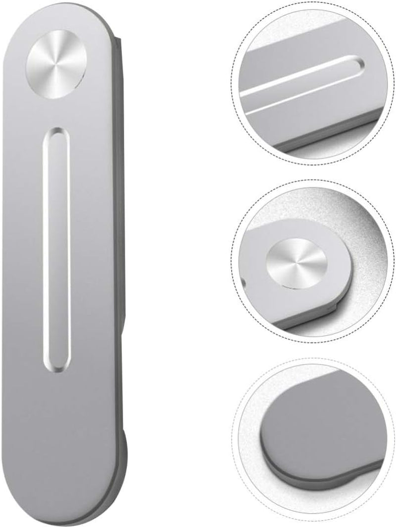 Hemobllo Laptop Stand Laptop Stands Laptop Side Mount Magnetic Laptop Phone Stand with Adjustable Cellphone Holder Computer Extension Bracket for Smartphones Laptop Stand Laptop Stands  Hemobllo   