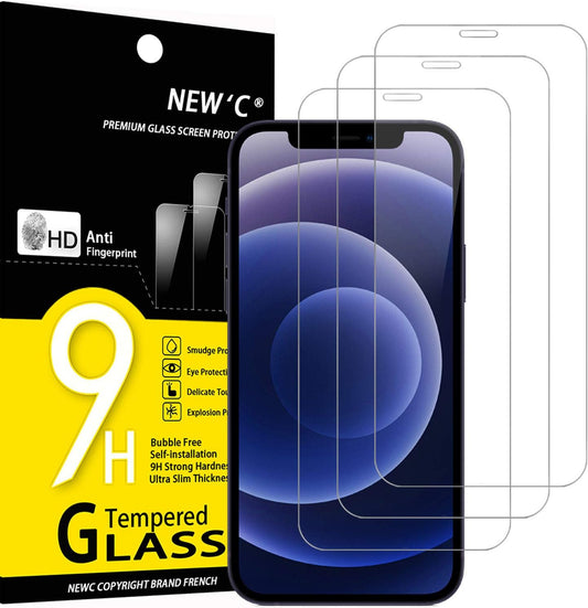 NEW'C [3 Pack] Designed for Iphone 12 Mini (5.4) Screen Protector Tempered Glass, Case Friendly Ultra Resistant  NEW'C   