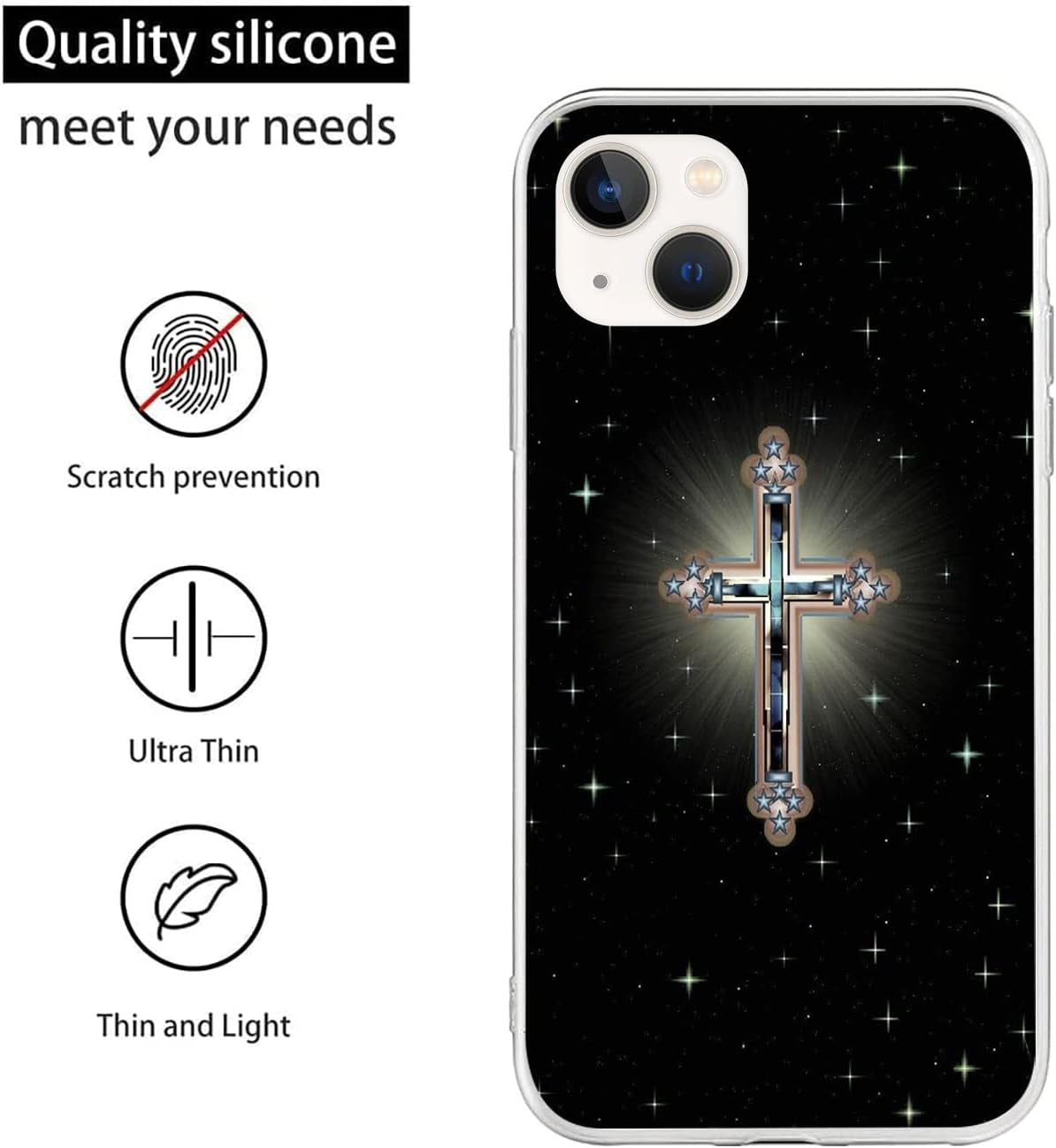 Compatible with LG G8 | LG G8 Thinq Case Cross 441 Cool Kids Girls Women Man Soft Flexible TPU Silicone Phone Case Clear  PTGVCTA   
