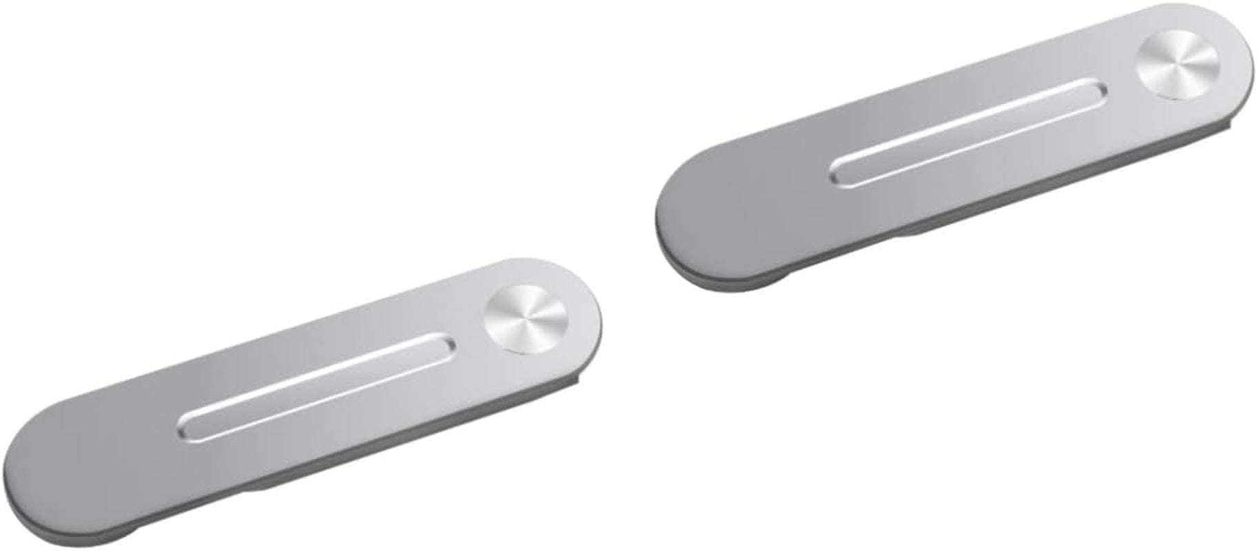 UKCOCO Mobile Phone Holder Stand for Laptop Collapsible Laptop Stand Laptop Mobile Stand Phone Holder for Laptop Computer Phone Stand Magnetic Phone Bracket Magnetic Cell Phone Mount Fold  UKCOCO Silverx2pcs 12×3cmx2pcs 