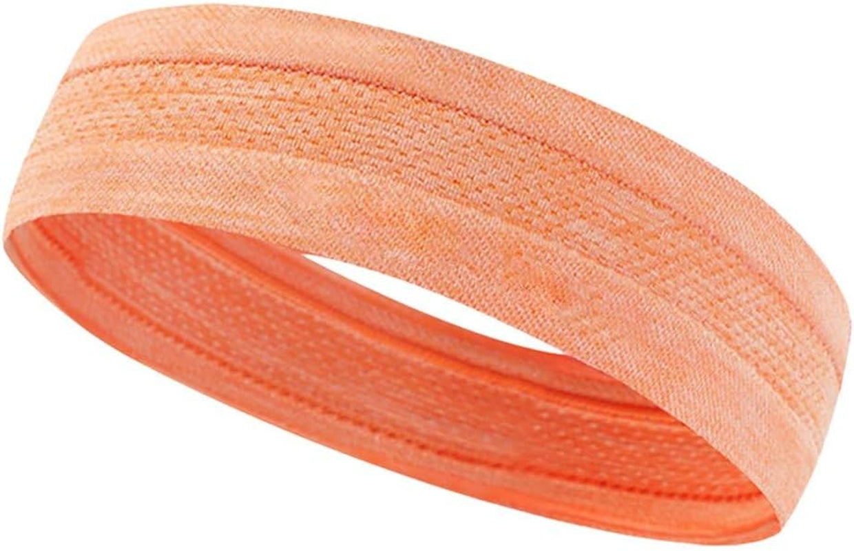 Cnebo Yoga Sports Headband for Women & Men, Breathable Solid Sweatband Anti-Slip Headbands Workout Running Headwrap Hair Bands  Cnebo Headbands   