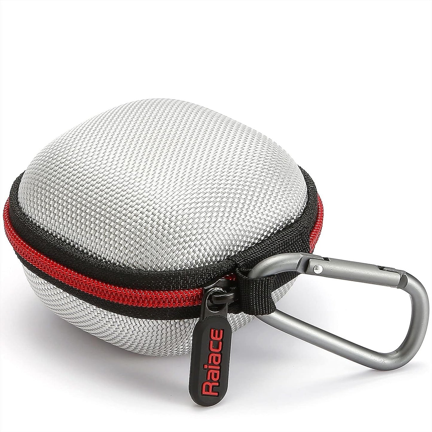 RAIACE Hard Storage Case Compatible with Beats Fit Pro Earbuds, Earbuds Storage Box with Mesh Pocket. (Case Only) - Silver  RAIACE   