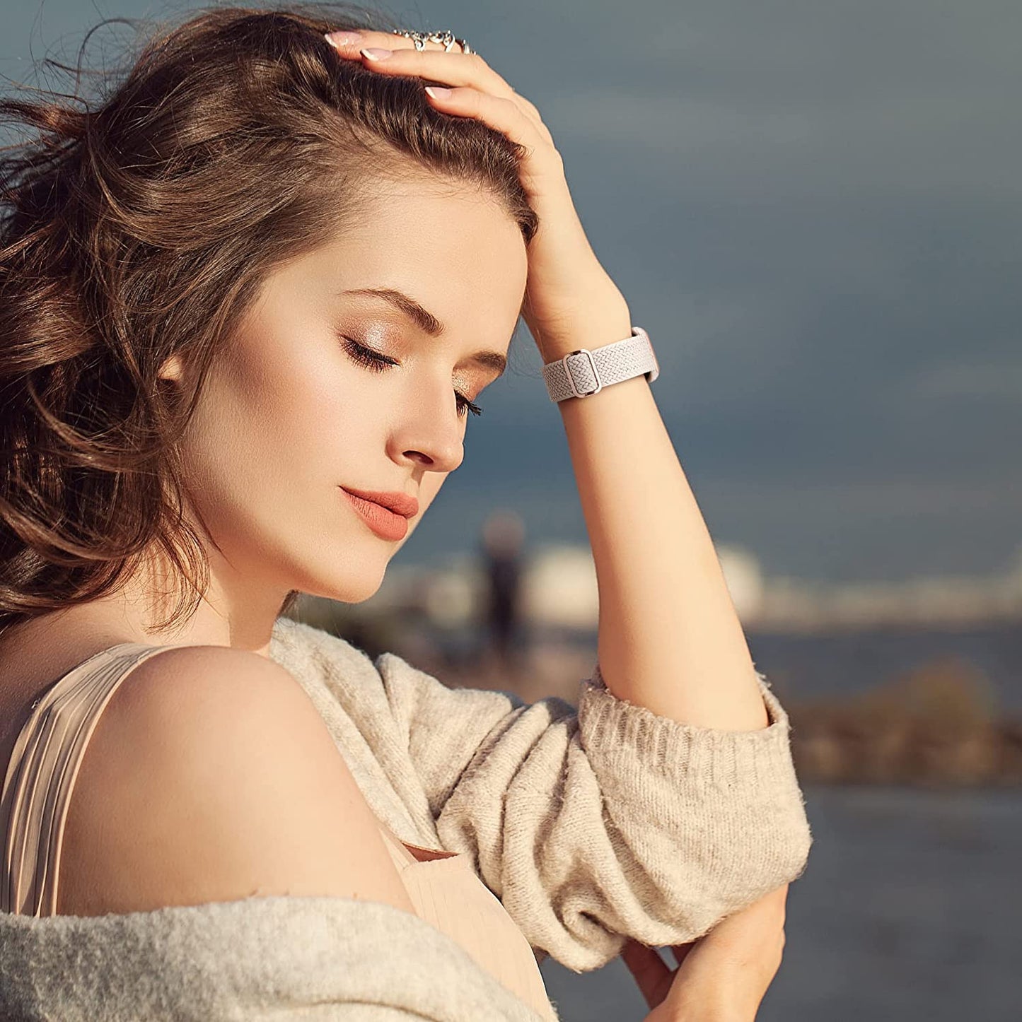 Pizooprs Braided Solo Loop Compatible with Apple Watch Band 38Mm 40Mm 41Mm 42Mm 44Mm 45Mm 49Mm for Women Men, Nylon Stretchy Sport Bands Soft Elastic Straps for Iwatch Ultra SE Series 8 7 6 5 4 3 2 1  Pizooprs   