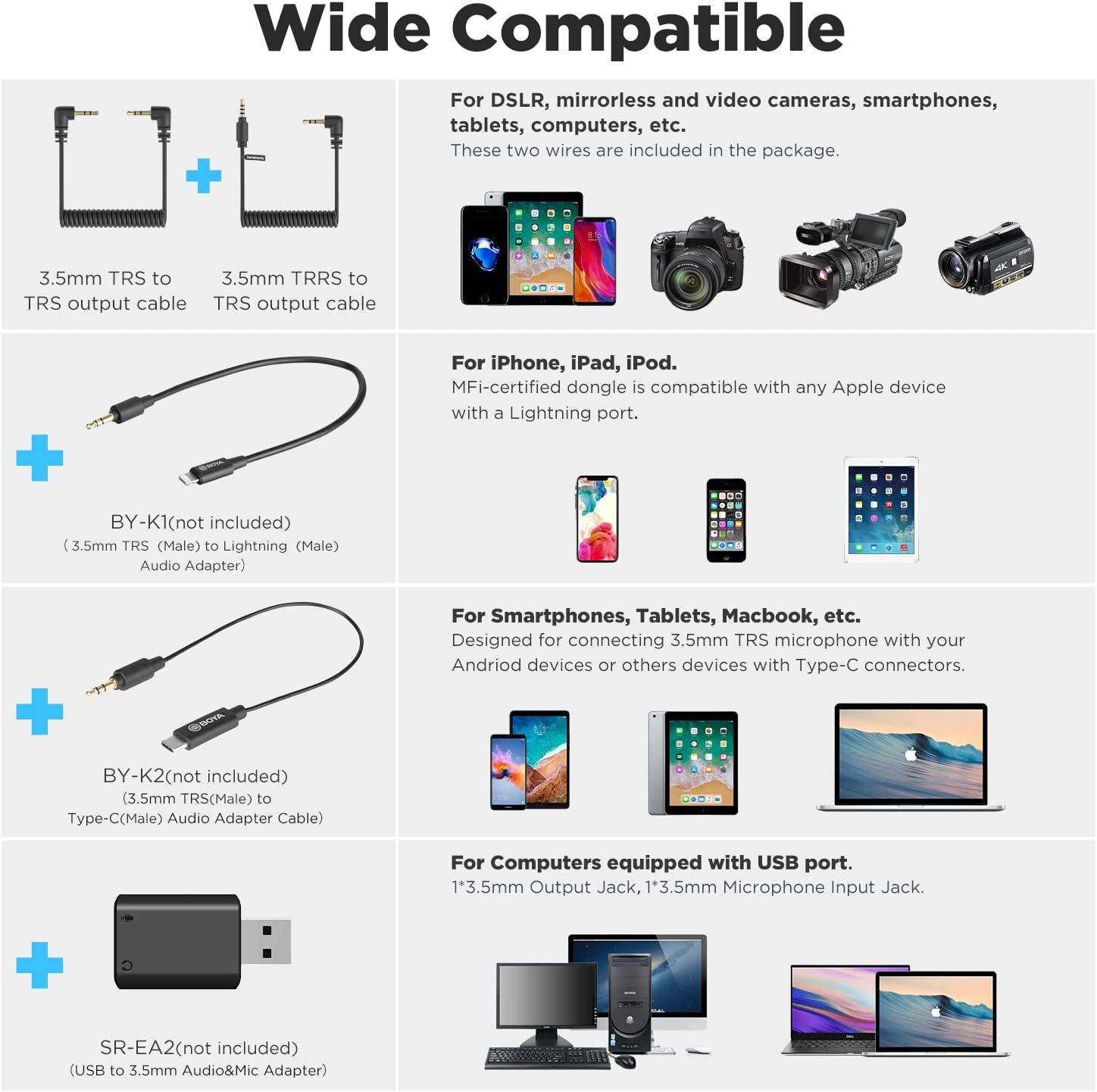 BOYA BY-XM6-S2 Wireless Lavalier Microphone, with OLED, 328Ft Range, 2.4Ghz Dual Lapel Wireless Microphone for Phone Camera PC Video Recording Interview Vlog Live Stream (2 TX+1 RX)  BOYA   