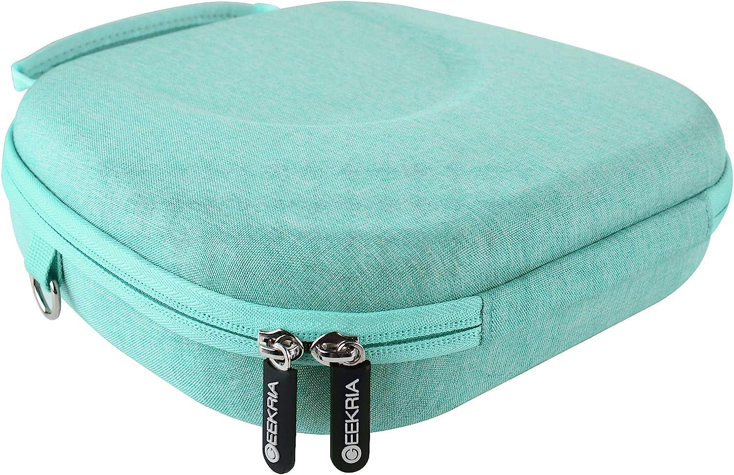 Geekria Shield Headphones Case, Compatible with Airpod Max Headphones Case, Replacement Hard Shell Travel Carrying Bag with Room for Smart Case and Accessories Storage (Green)  Geekria   