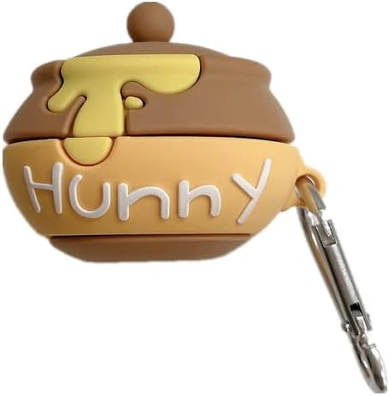 Case for Samsung Galaxy Buds 2 & Buds Live & Buds Pro, Soft Silicone 3D Cute Cartoon Character Kawaii Fashion Cover Animal Design (Digimon)  Angelcityus Honey Jar  