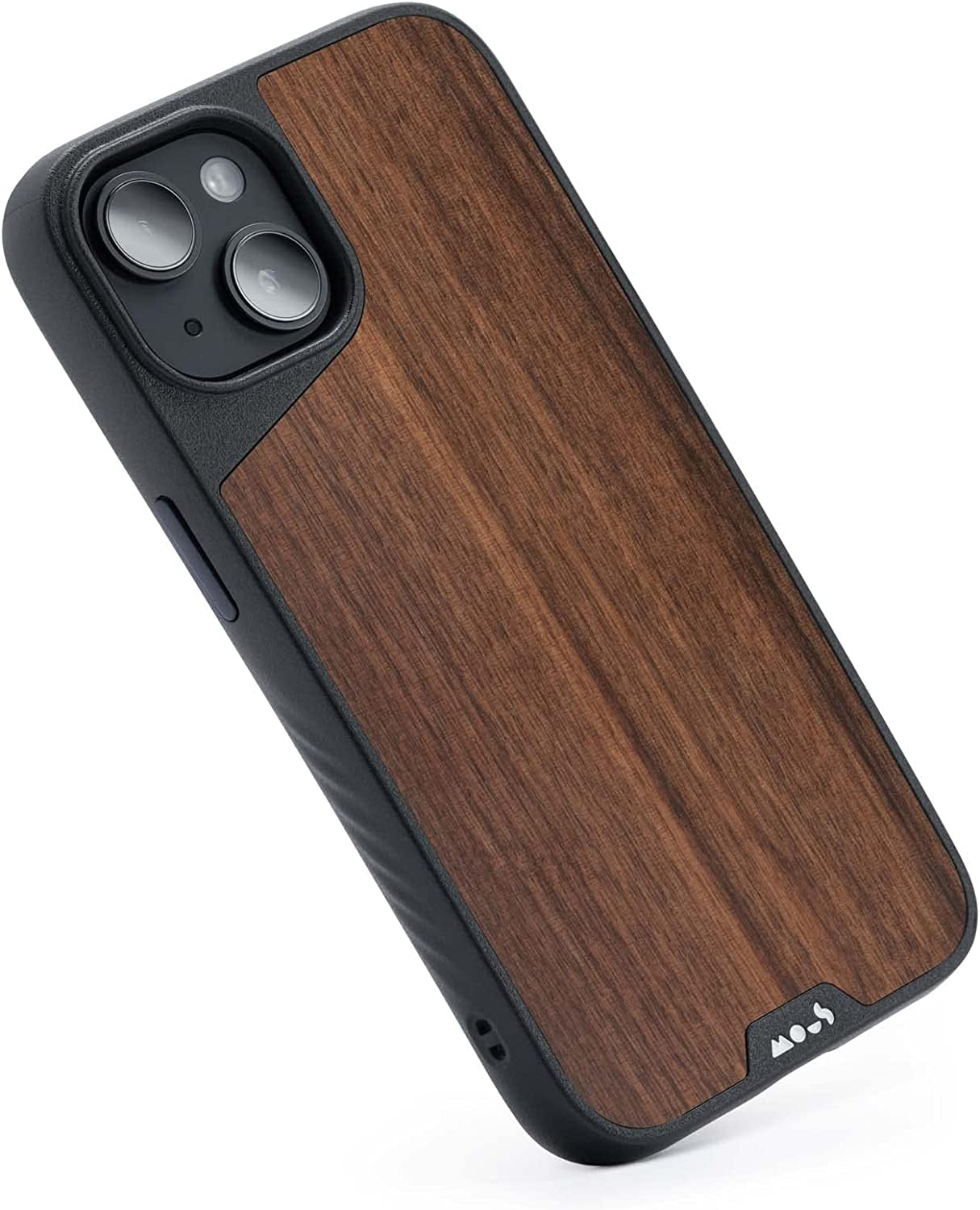 Mous - Protective Case for Iphone 14 Pro - Walnut - Limitless 5.0 - Fully Magsafe Compatible - Real Wood Iphone 14 Pro Case Shockproof  Mous Walnut Iphone 14 