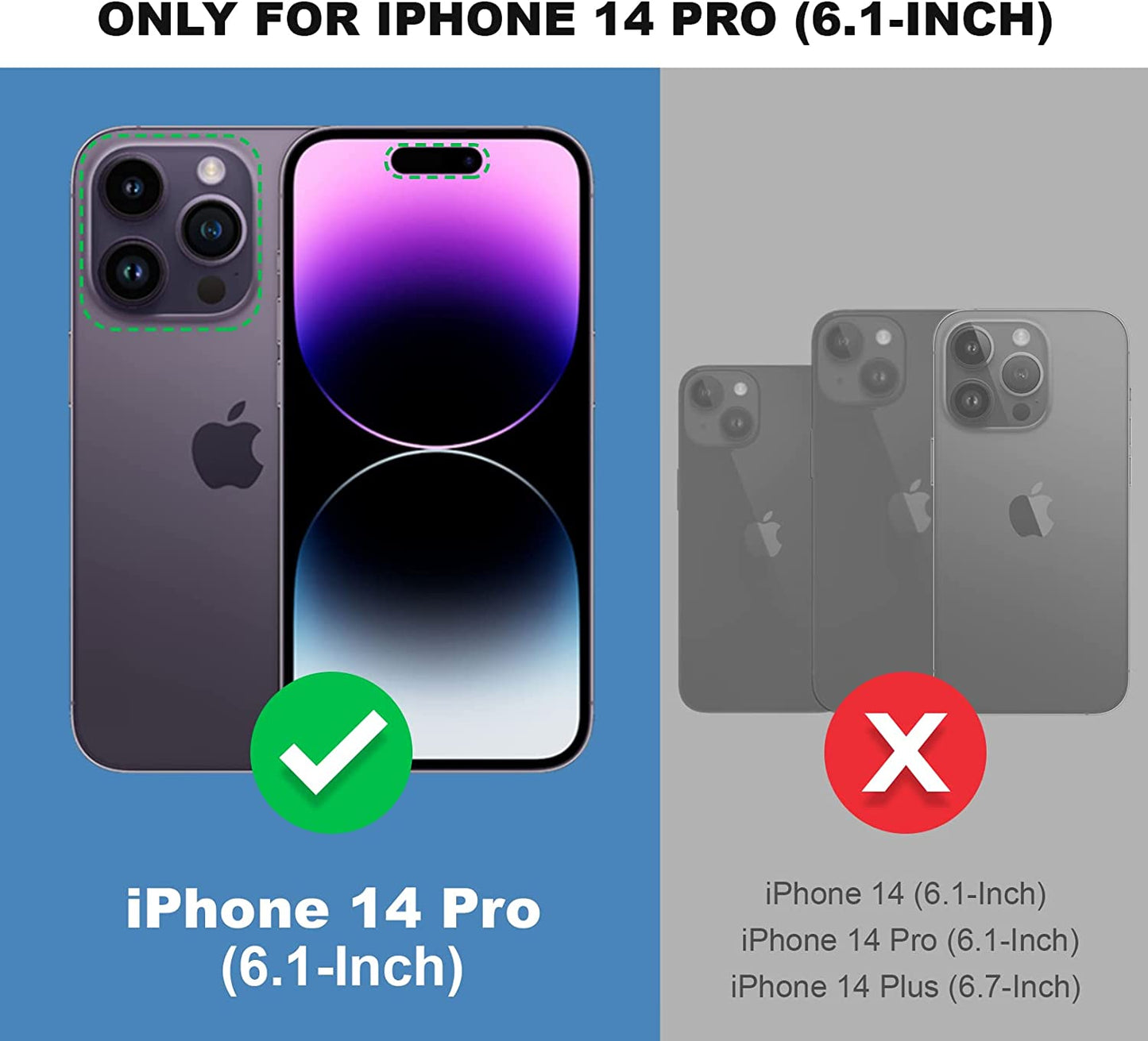 Shields up Designed for Iphone 14 Pro Wallet Case with Card Holder Magnetic [3 Cards] Compatible with Magsafe, Crystal Clear [Anti-Yellowing Technology] Slim Shockproof Protective Cover - Clear  Shields Up inc   