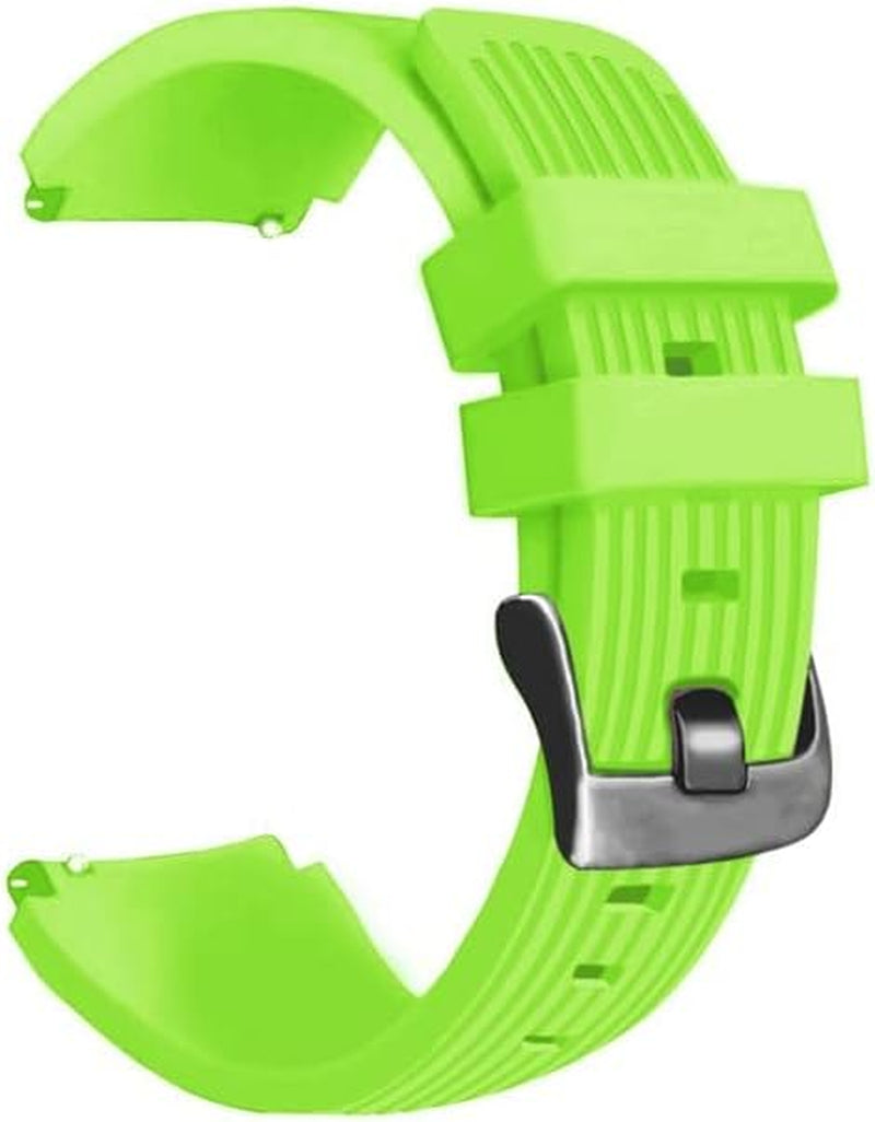 KOSSMA 22Mm Straps for Garmin Active/Venu 2/ Vivoactive 4 /Venu2 Silicone Replacement Wristband for Forerunner 745 Watch Band  KOSSMA Green 22mm 