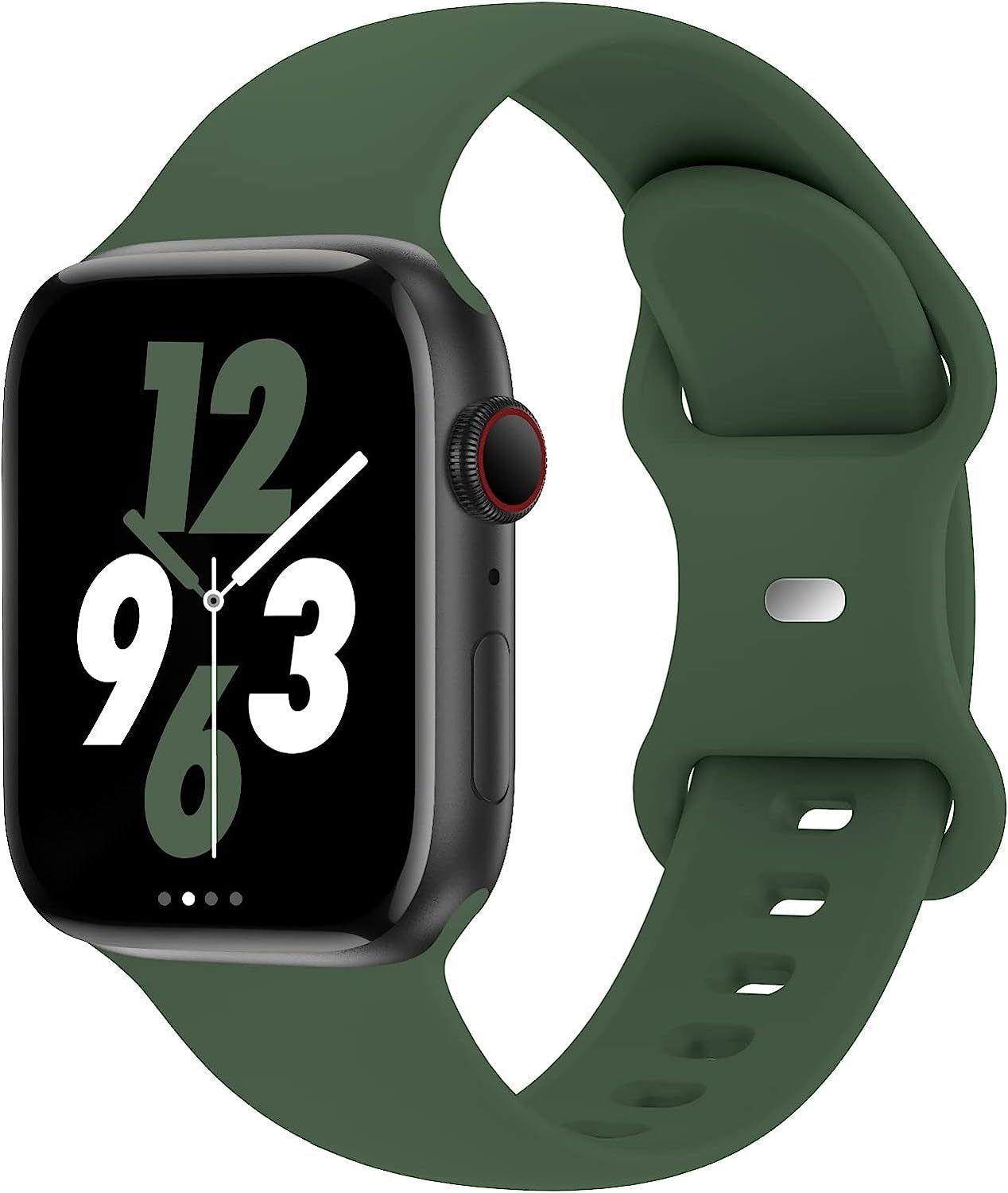 Acrbiutu Bands Compatible with Apple Watch 38Mm 40Mm 41Mm 42Mm 44Mm 45Mm 49Mm, Replacement Soft Silicone Sport Accessory Strap Wristbands for Iwatch Series Ultra 8/7/6/5/4/3/2/1 SE Women Men  Acrbiutu A,Clover 38/40/41mm S/M 
