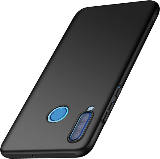 Winpromise Phone Case for Huawei P30 Lite Case [Anti-Scratch] [Durable Premium Plastic] [Ultra Thin] [Silky Feel] Slim Protective Hard Cover for Huawei P30 Lite (Black)  Winpromise   