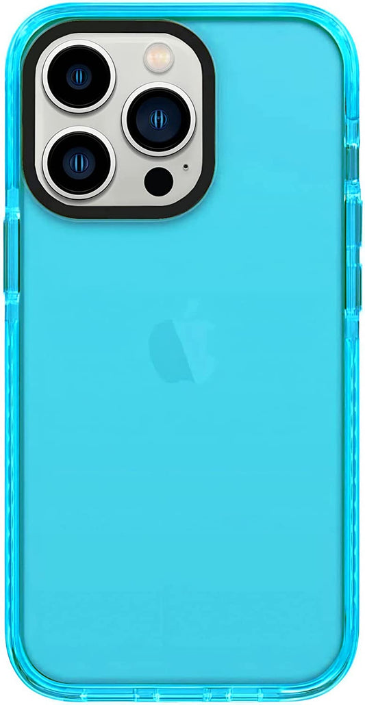 Neon Clear Iphone 14 Pro Max Case, Vibrant 80S Design, Camera Protector, Soft Silicone Shockproof - 6.7Inch  Simapu   