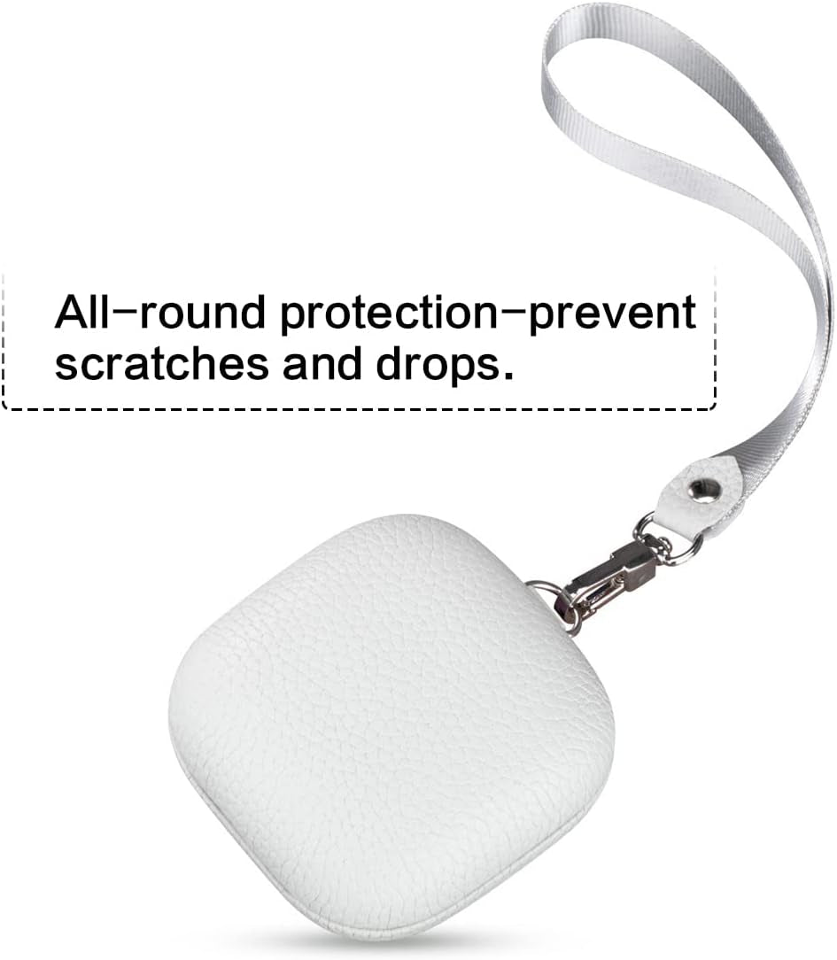 Case Cover for Beats Fit Pro Wireless Earbuds Leather Full Body Protective Case Anti-Lost Shockproof Waterproof Compatible with Beats Fit Pro (Black)  Keminsung   