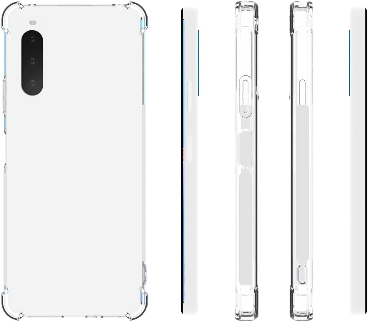 USTIYA Case for Sony Xperia 10 IV Clear TPU Four Corners Protective Cover Transparent Soft Funda  Shenzhen Jinyi Technology Co., Ltd.   