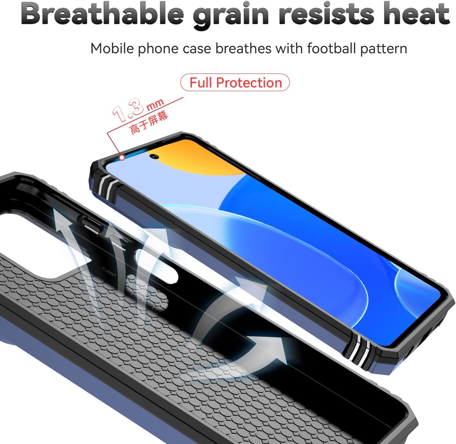 Sunstory for Motorola Moto G Stylus 5G 2023 Case with Tempered Glass Screen Protector & Slide Camera Cover & Kickstand, [Military-Grade] Phone Case for Moto G Stylus 5G 2023 (Blue)  SunStory   