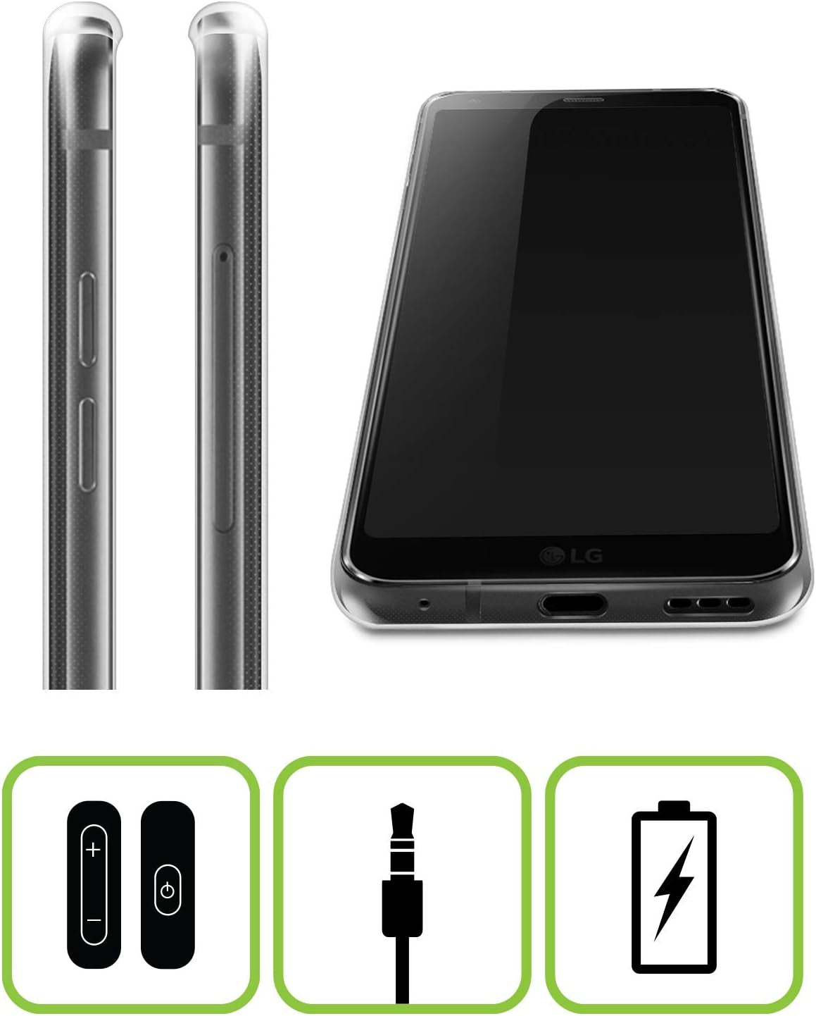 Head Case Designs Officially Licensed Pldesign Rustic Brown Old Wood Wood and Rust Prints Soft Gel Case Compatible with LG G8 Thinq  Head Case Designs   