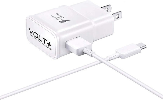 Volt plus Tech Fast Adaptive 15W Wall Charger Kit for ASUS ROG Gaming Smartphone ZS600KL-S845-8G128G Angle Adapter with Professional USB Typec Cable! Certiifed/Ul  Volt Plus Tech   