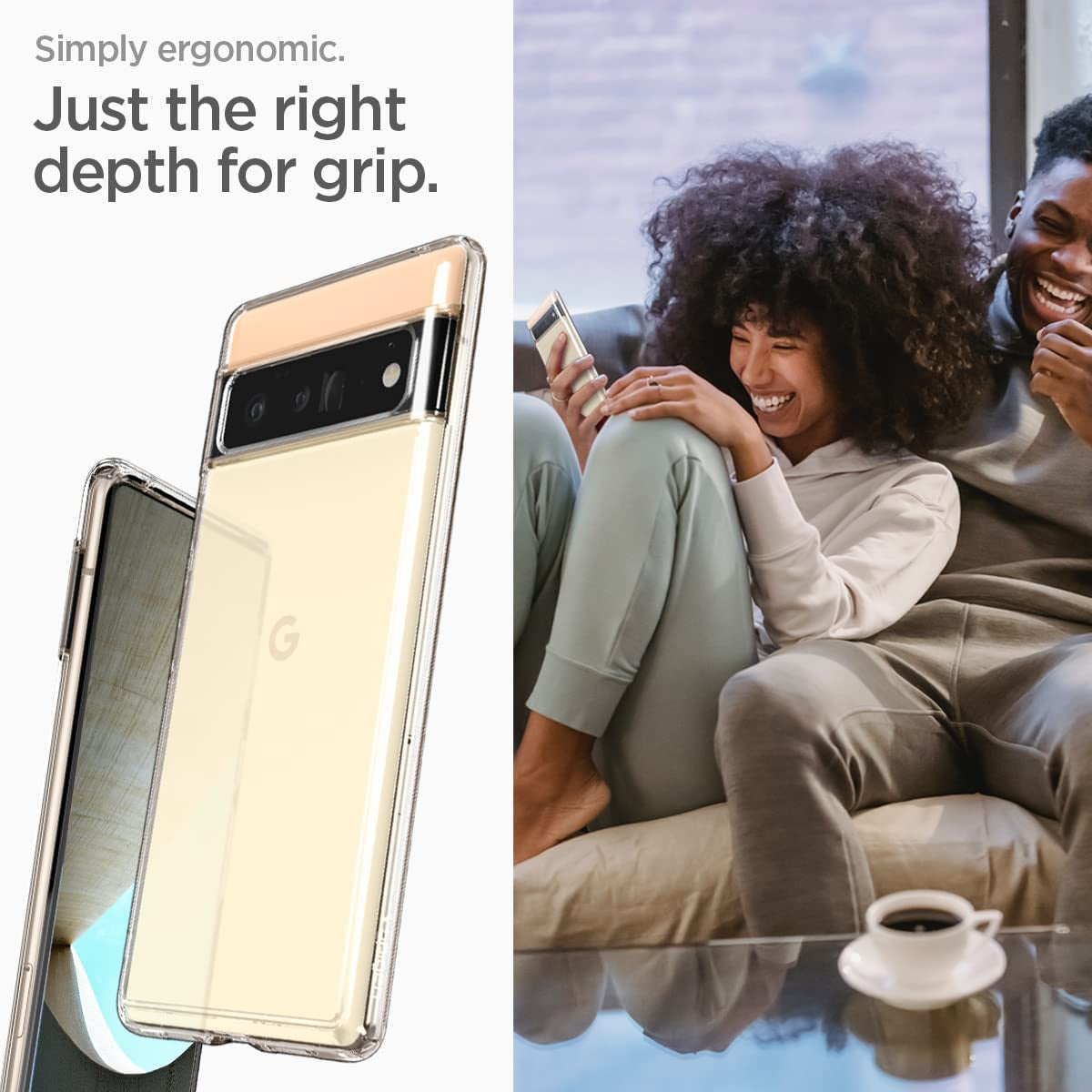 Spigen Ultra Hybrid [Anti-Yellowing Technology] Designed for Google Pixel 6 Pro Case (2021) - Crystal Clear  Spigen   