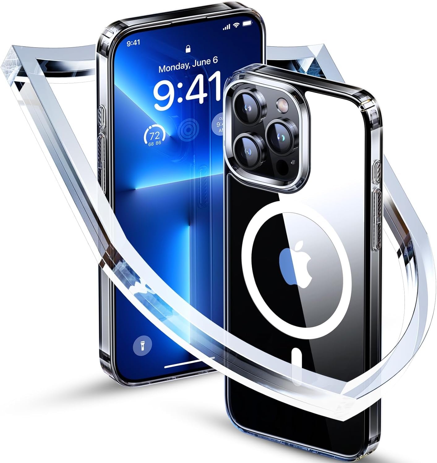 Simtect for Google Pixel 8 Pro Case with Sliding Camera Cover, [Military Drop Protection] [360° Rotation Ring Stand], Slim Protective Case for Google Pixel 8 Pro Phone Case 6.7'' - Black  Simtect A-Crystal Iphone 13 Pro Max 