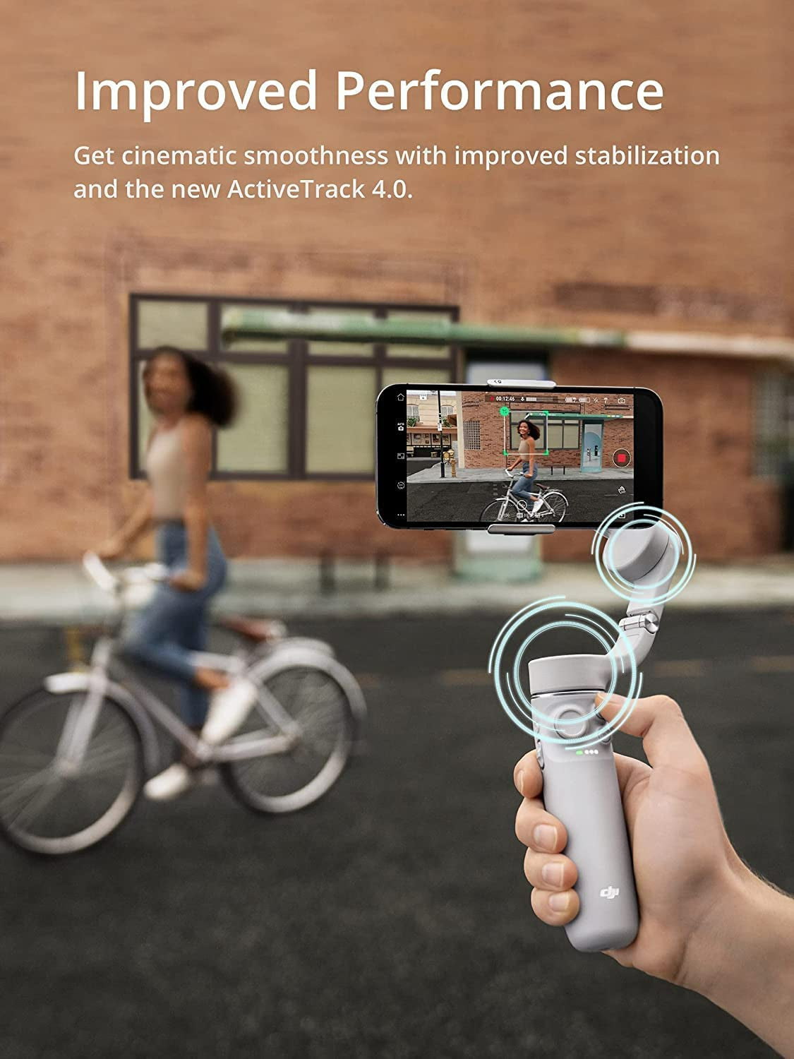 DJI OM 5 Smartphone Gimbal Stabilizer, 3-Axis Phone Gimbal, Built-In Extension Rod, Portable and Foldable, Android and Iphone Gimbal, Youtube Tiktok Video, Gray (Renewed)  DJI   