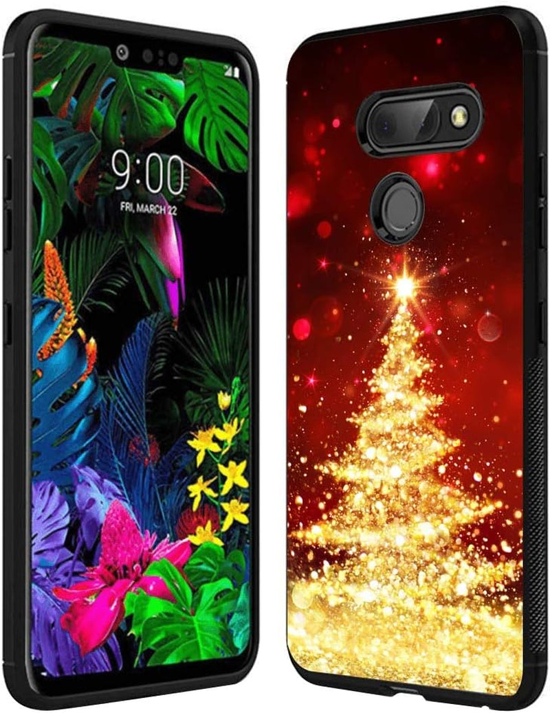 Yqci Designed for LG G8 Thinq Case Custom Christmas Tree 1 Pattern Cover Case,Shockproof Full Body Protective Phone Case Compatible with LG G8 Thinq  YQCi Christmas Tree  