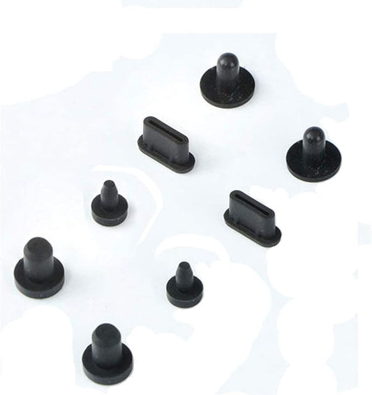 2Sets Dust Plugs for Fiio M11 plus LTD M15 M11 Pro / M11 for SHANLING M8 M6 / M6 Pro M5S for Iriver Ibasso MP3 DAP Portable Hifi Player 4.4MM 3.5MM 2.5MM Type C Jack (Pack of 2)  BestforYou   