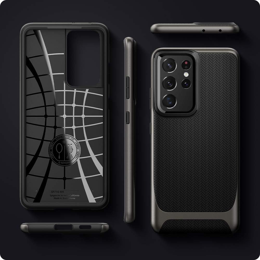 Spigen Neo Hybrid Designed for Galaxy S21 Ultra Case (2021) - Gunmetal  Spigen   