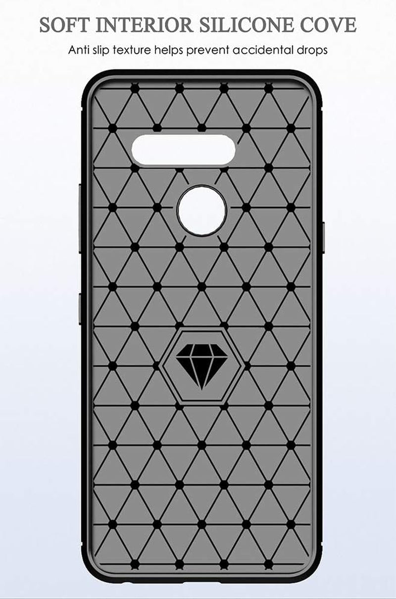 Thinkart LG G8 Thinq Case Frosted Shield Luxury Slim Design for LG G8 Thinq/Lg Alpha Phone (Black)  Thinkart   