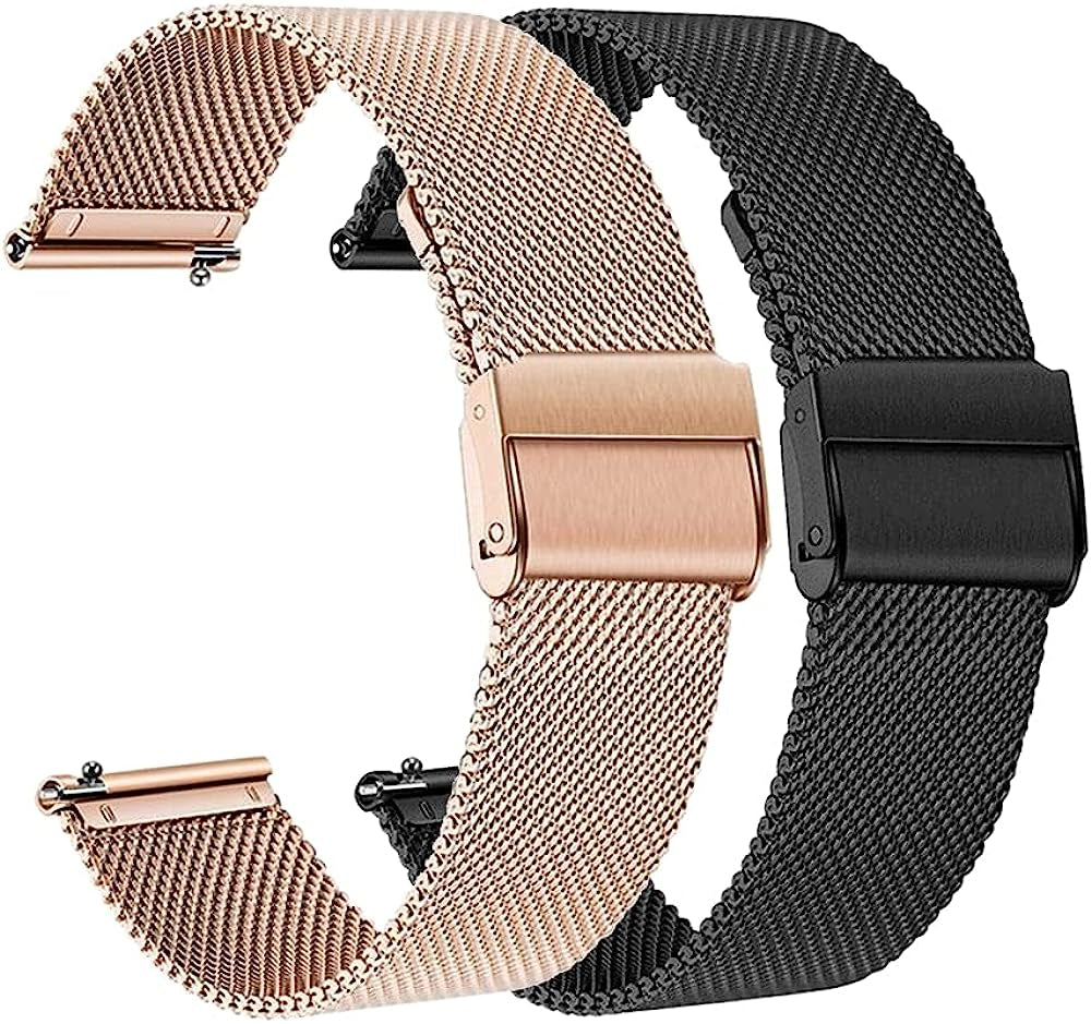 IRFKR Stainless Steel Metal Watchband for Garmin Venu Watch Wrist Band Strap for Garmin Vivoactive 3 Music  IRFKR   