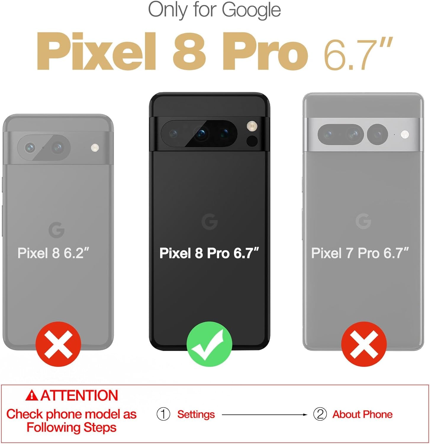 Dexnor Full Body Case for Google Pixel 8 Pro, Built-In Screen Protector and Kickstand, [Extra Front Frame] Heavy Duty Military Grade Protection Shockproof Rugged Cover Case for Pixel 8 Pro 5G, Red  Dexnor   