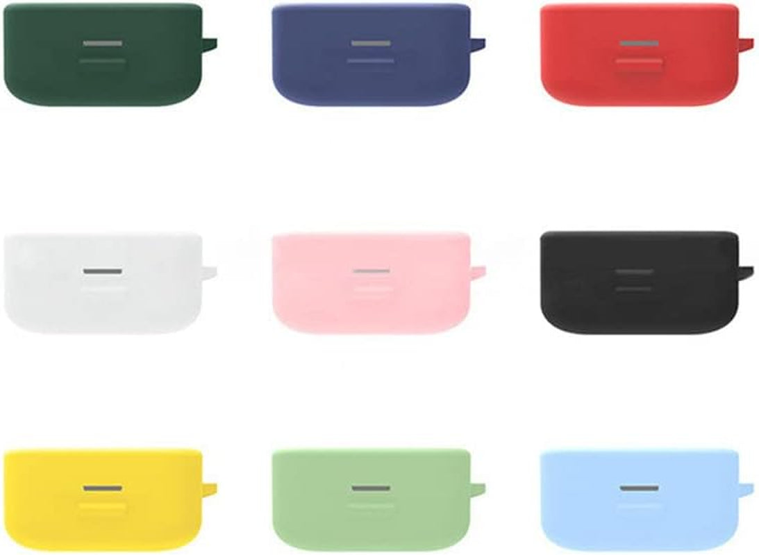 2 Pack DAYJOY Soft Silicone Protective Case Cover Compatible with Sony Linkbuds WF-L900 Earphone, Protective Skin Sleeve with Key Chain (Black+Blue)  DAYJOY   