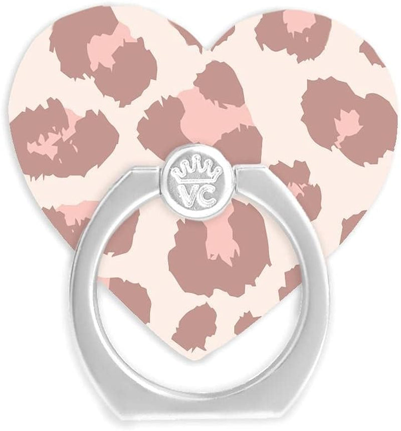 Velvet Caviar Cell Phone Ring Holder - Finger Ring & Stand - Improves Phone Grip Compatible with Iphone, Galaxy and Most Cases (Except Silicone/Leather) - Moonstone Holographic Pink Blue Marble  Velvet Caviar Blush Leopard  