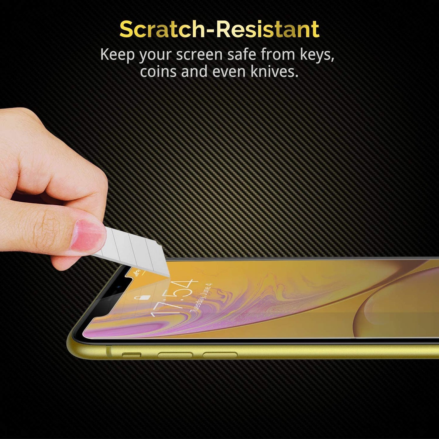 Unbreakcable Screen Protector for Iphone 11/ Iphone XR [3-Pack] [99.99% HD Clear] [Easy Installation Frame] [9H Hardness] [Full Coverage] [Bubble Free][Free Alignment Tool, Anti-Scratch][ Anti-Fingerprint] for Apple 6.1''  UNBREAKcable   