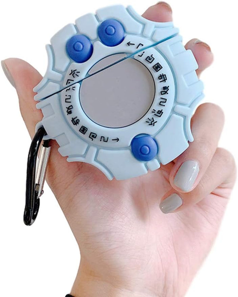 ZOSTLAND Wireless Earphone Case, Adorable Mouse Thick Soft Portable Keychain Finger Ring Protective Silicone Skin Cover Case Compatible with Apple Airpods Case 2&1 (Airpods 1/2,Mouse)  ZOEAST Airpods 1&2, Digivice  