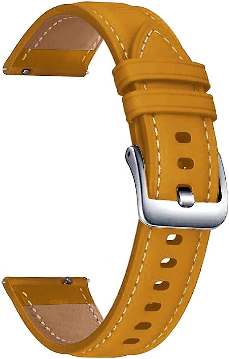 NDJQY Genuine Leather Replacement Strap for Garmin Venu 2 plus Smart Wristband for Garmin Venu 2 SQ Forerunner 245 645 158 Watch Band  NDJQY J For Forerunner 645 