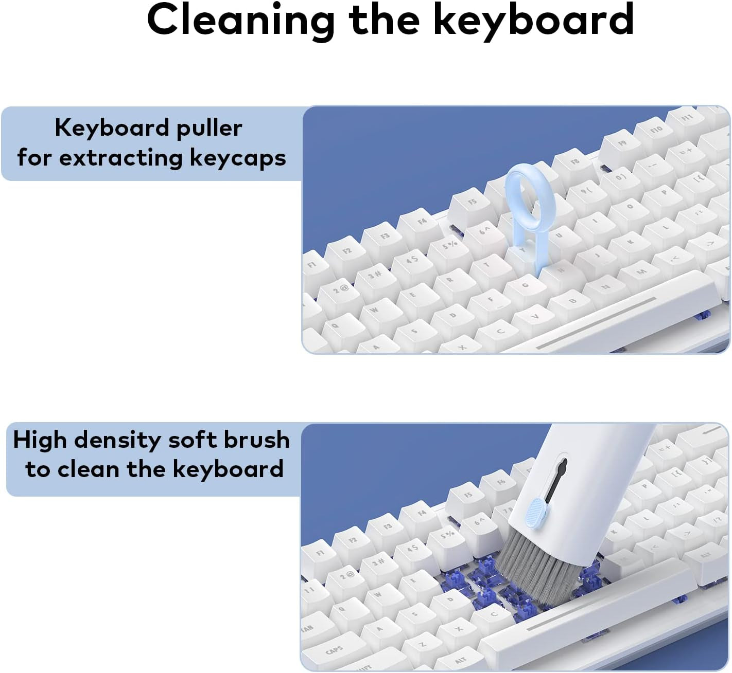 7 in 1 Electronic Cleaning Kit - Keyboard Cleaner, Keyboard Cleaning Kit, Laptop Cleaner with Brush, Laptop Cleaning Kit, Electronic Cleaner Kit for Airpods Pro/Laptop/Phone(Give Away a Flannel Cloth)  iKopink   