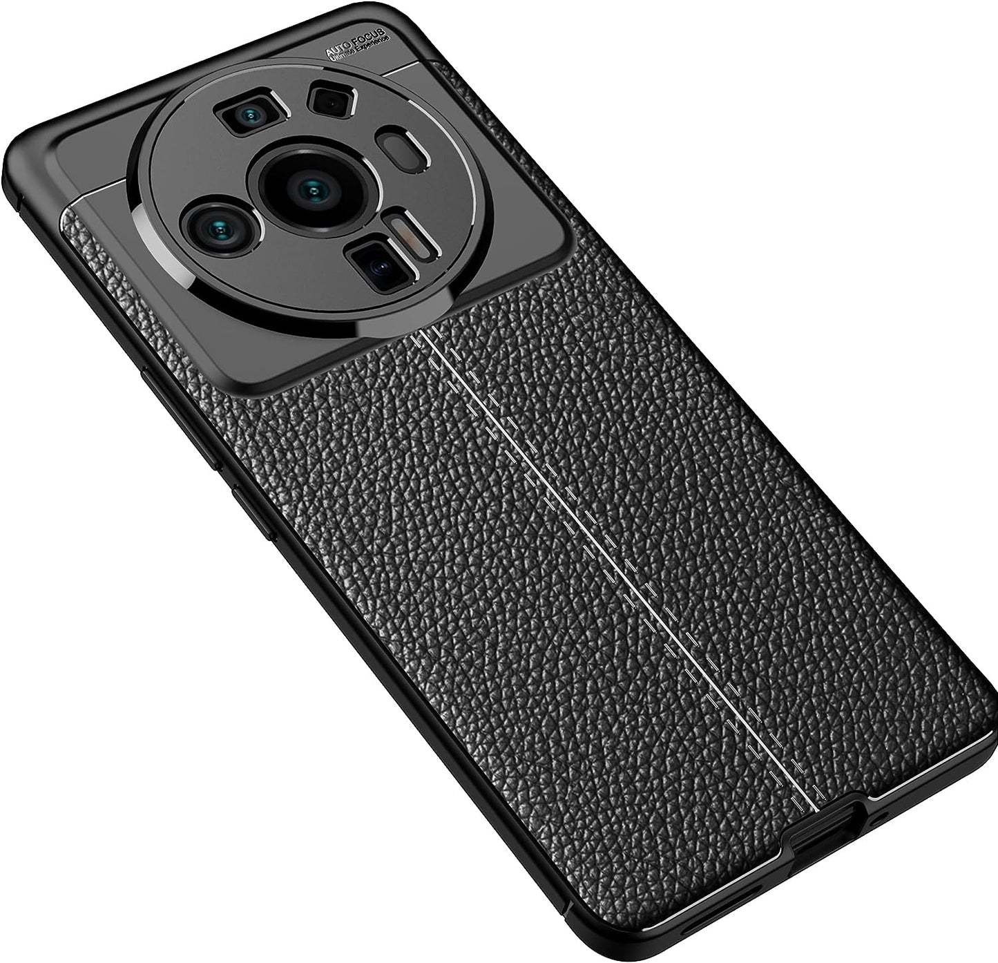 Cruzerlite Case Compatible with Xiaomi Mi 12 Ultra Case Carbon Fiber Texture Design Cover Anti-Scratch Shock Absorption Case Made for Xiaomi Mi 12 Ultra Case (2022) (Leather Black)  Swiss Case Limited   